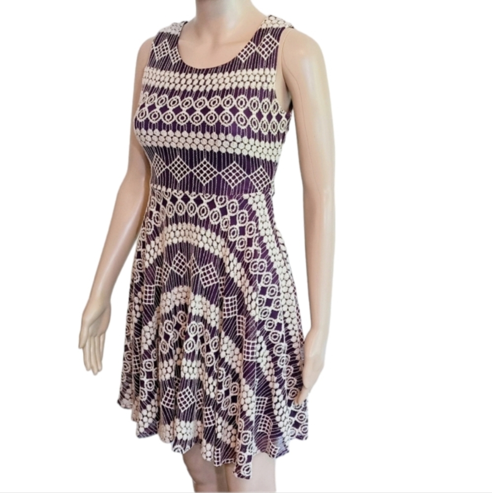 Ya Los Angeles Tribal Print Dress - Size Small